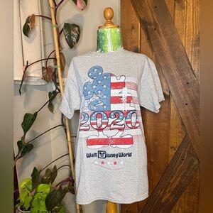 Disney Mickey Mouse 2020 American Flag T-Shirt